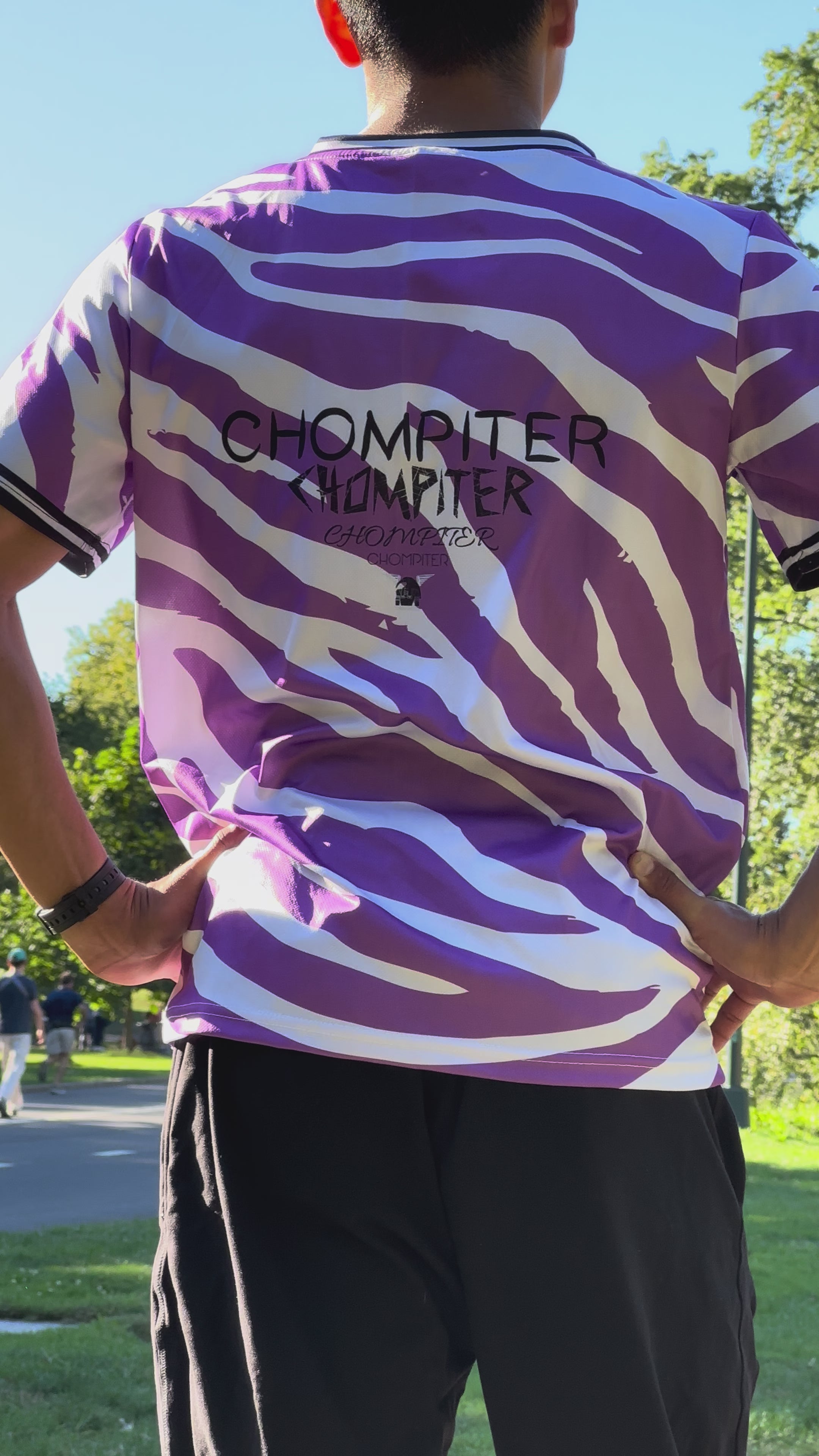 Set Deportivo Running Zebra Morado – Camiseta + Short Transpirable UNISEX