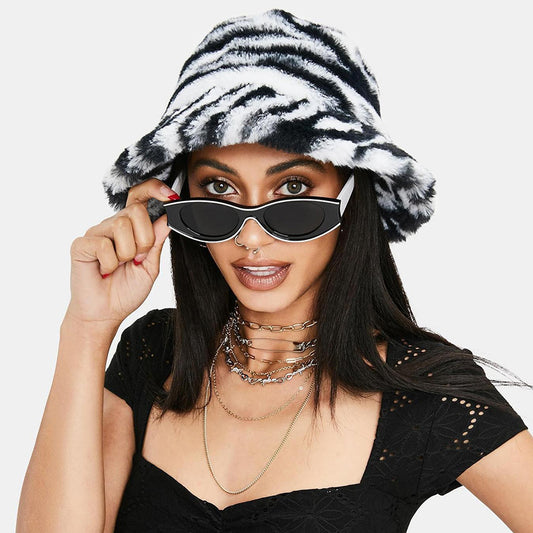 Fashionable new personalized cat eye line sunglasses for men and women