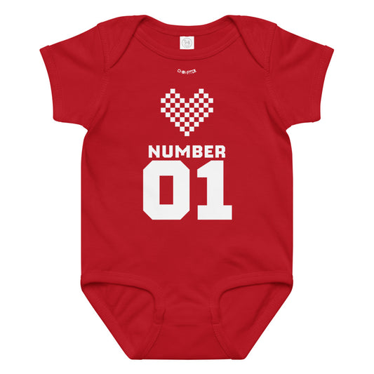 Baby jersey bodysuit
