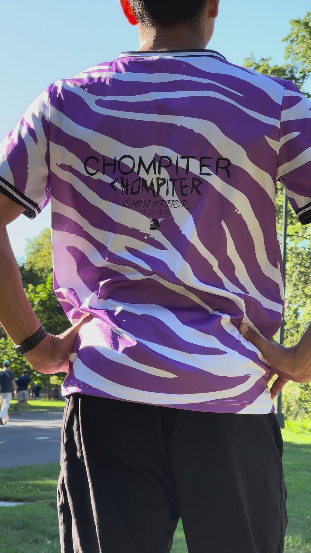 Set Deportivo Running Zebra Morado – Camiseta + Short Transpirable UNISEX