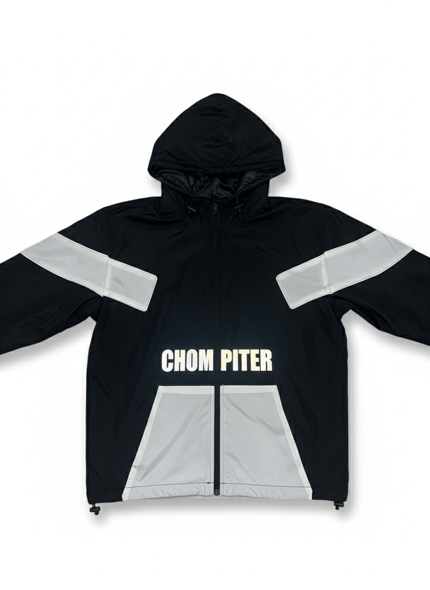 Reflective Tech Jacket – Waterproof Urban Streetwear | CHOMPITER - CHOMPITER