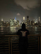 Rhinestone Hoodie Premium Black Zip-Up Streetwear / Chompiter 999