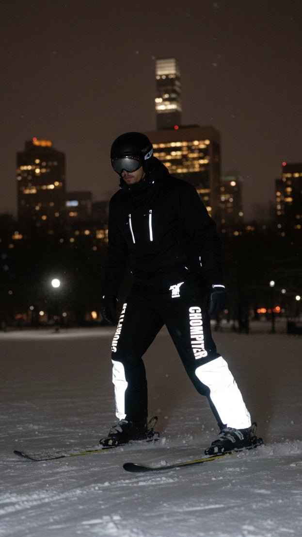 Tech Reflective Waterproof Track Pants – Black | CHOMPITER