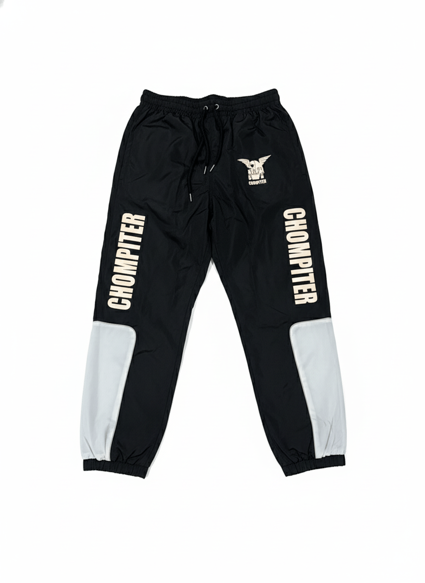 Tech Reflective Waterproof Track Pants – Black | CHOMPITER - CHOMPITER